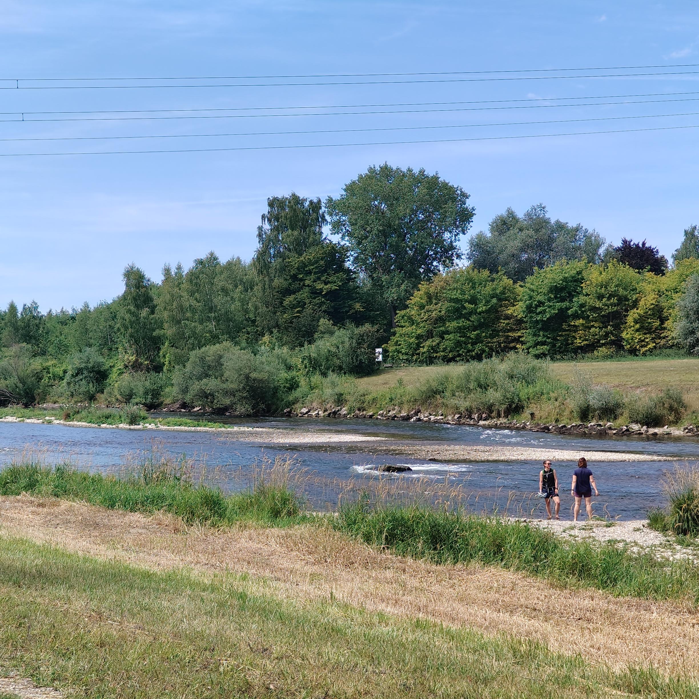 Radelausflug an der Wertach